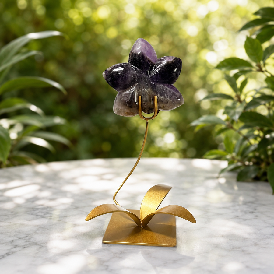 Flower Amethyst on Stand | In-store Only | Carpe Diem With Remi