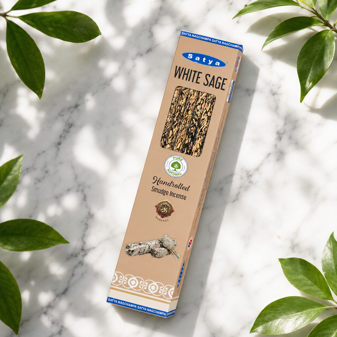 Satya White Sage Smudge Incense Thick 15g