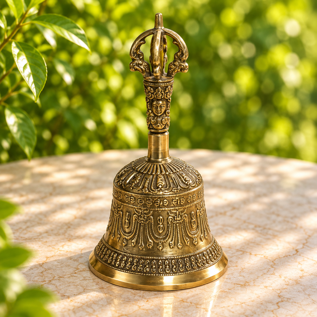 Bell Brass Ornate 16 cm