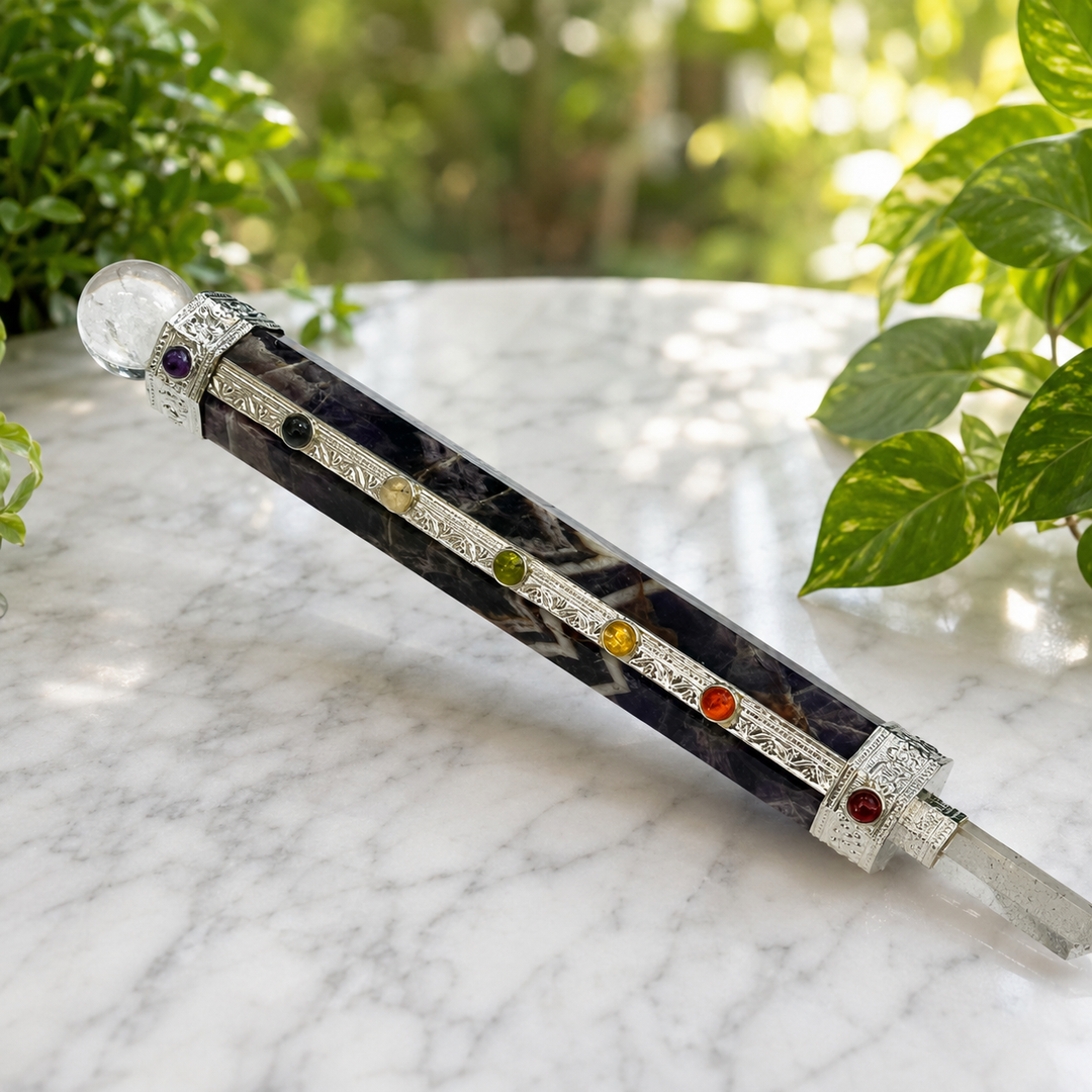 Wand Amethyst Chakra 21 cm