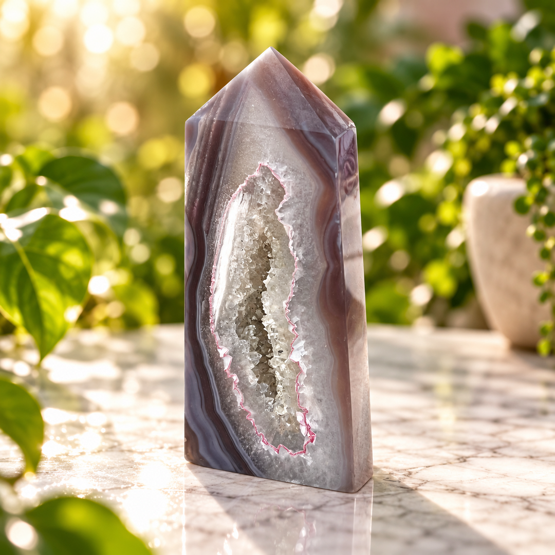 Point Purple Agate Druzy | Carpe Diem With Remi