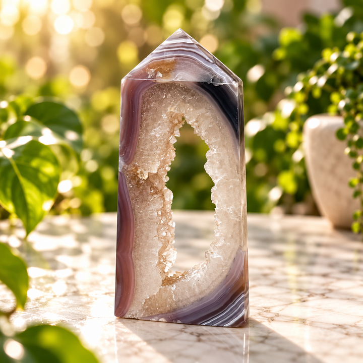 Point Purple Agate Druzy | Carpe Diem With Remi
