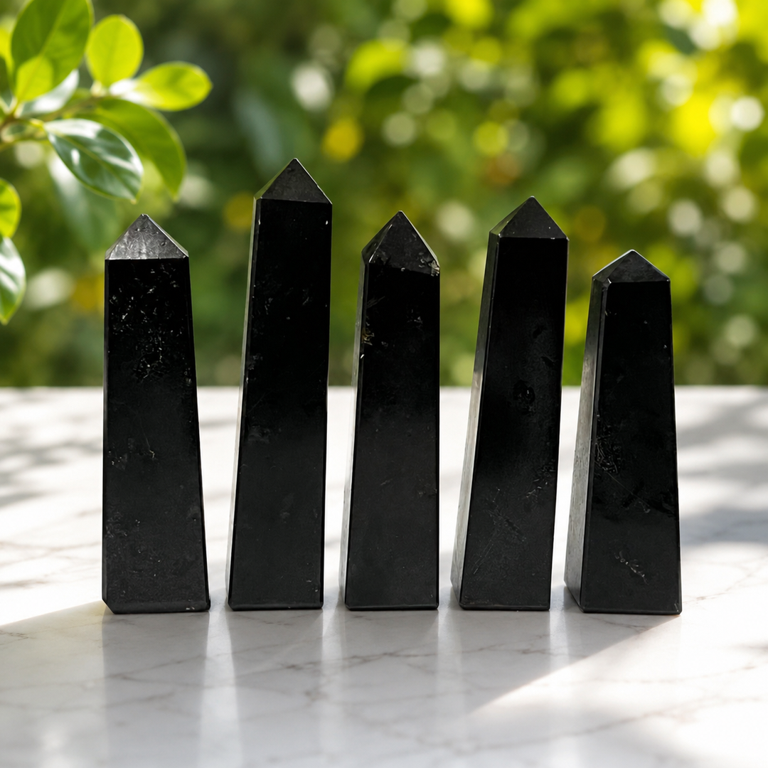 Generator Black Tourmaline Point