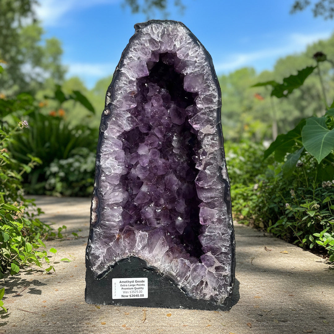 Amethyst Geode with Roses 32.8 kg - IN STORE ONLY