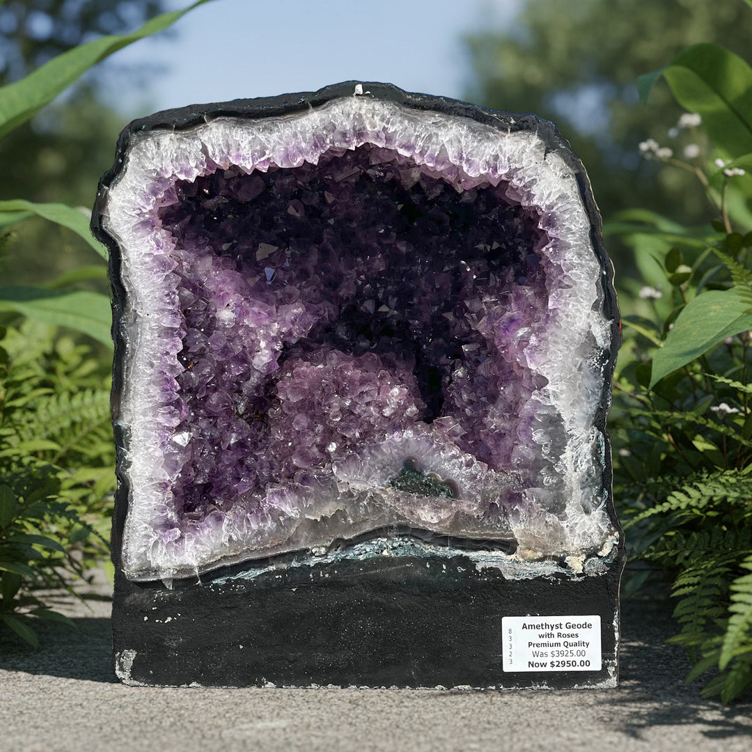 Amethyst Geode with Roses 32.8 kg - IN STORE ONLY