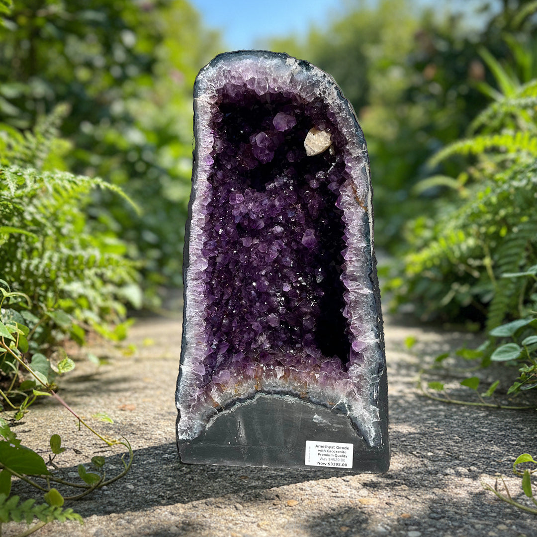 Amethyst Geode with Cacoxenite 37.73 kg - IN STORE ONLY