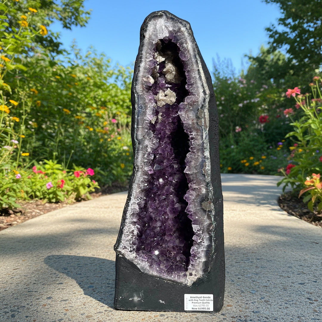 Amethyst Geode Dog Tooth Calcite 23.3 kg - IN STORE ONLY