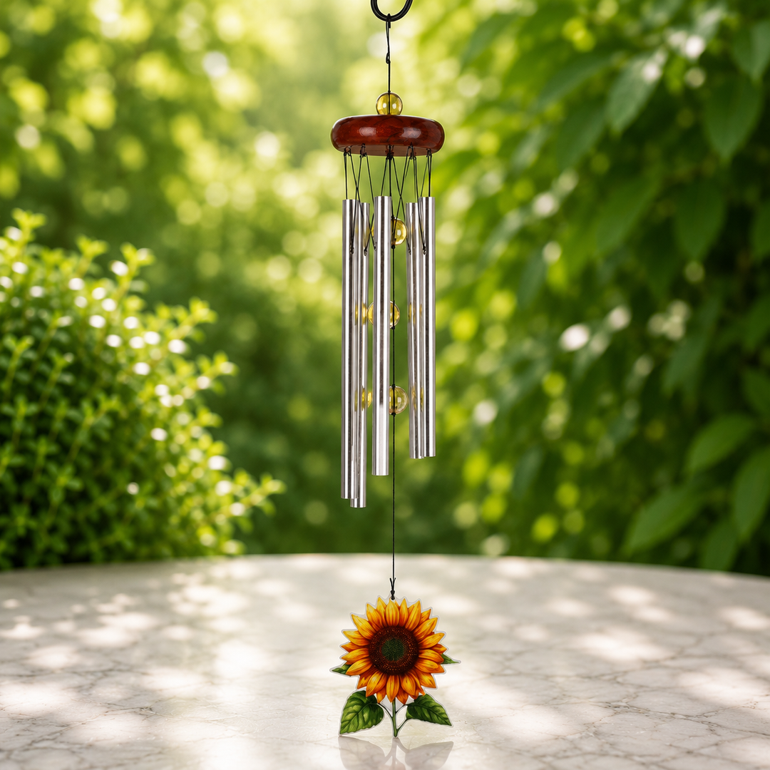 Windchime Sunflower Beaded 47 cm - Instore Only