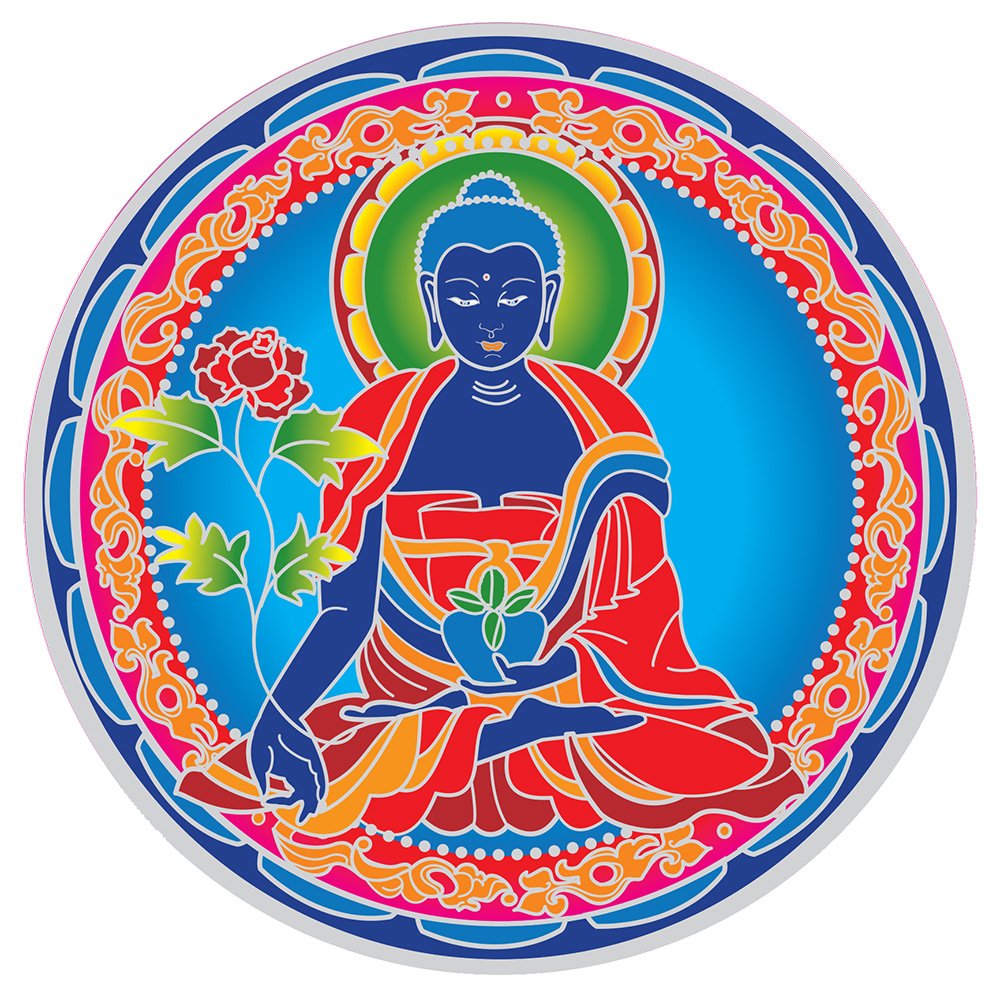 Sticker Sunseal Medicine Buddha