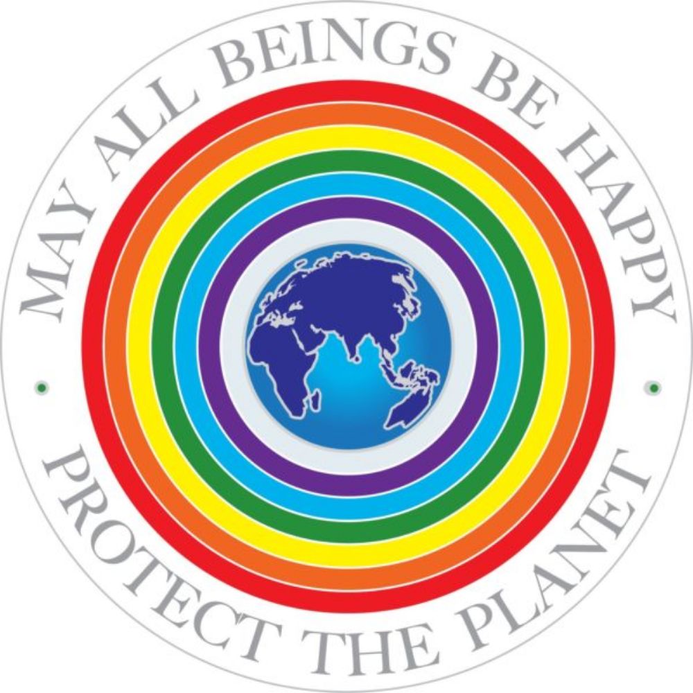 Sticker Sunseal Rainbow Earth