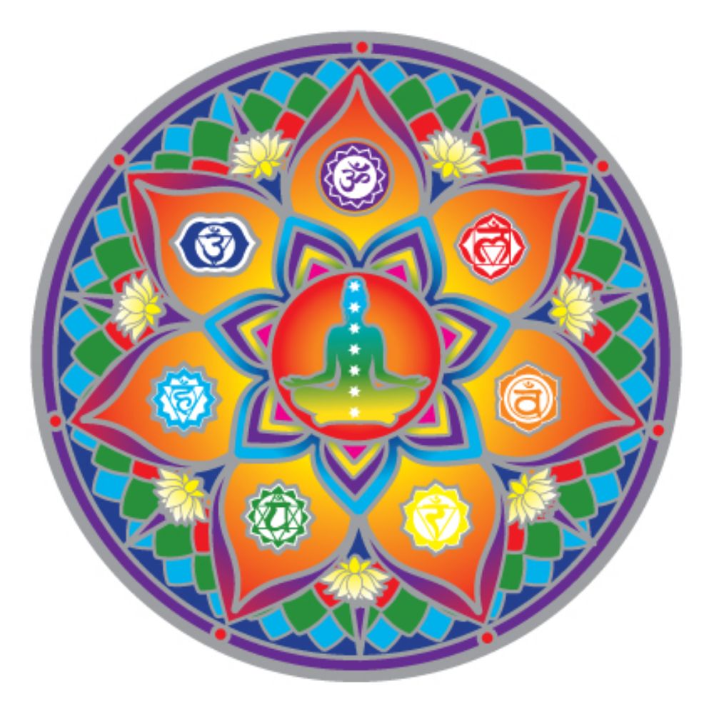 Sticker Sunseal Seven Chakras
