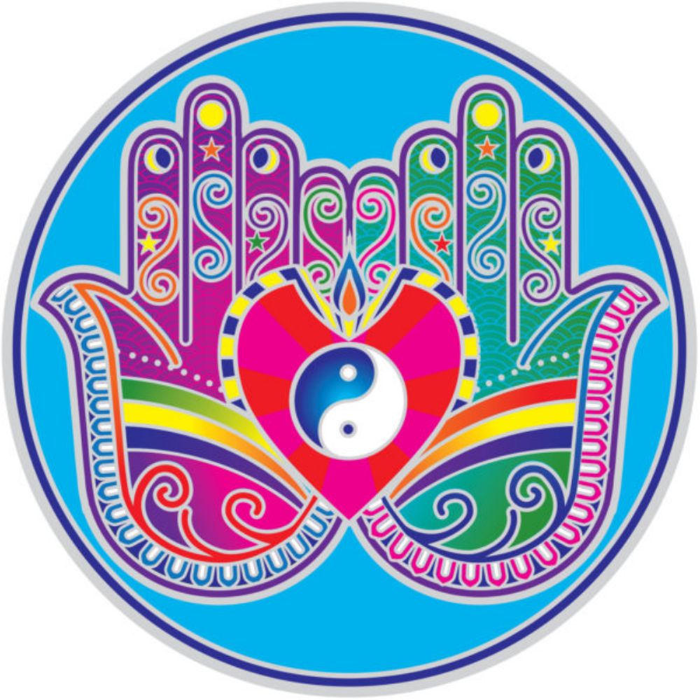 Sticker Sunseal Healing Hands Mandala