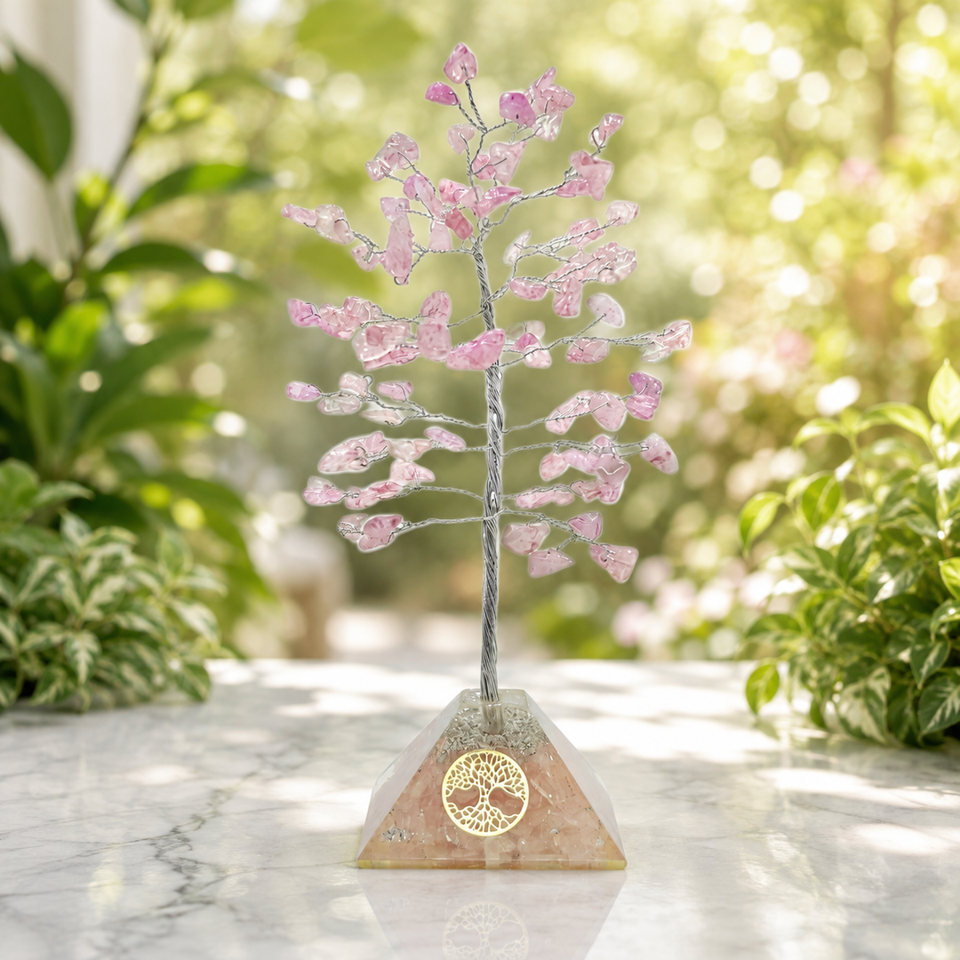 Crystal Tree Rose Quartz Colour Enriched Ogonite 100 Chip