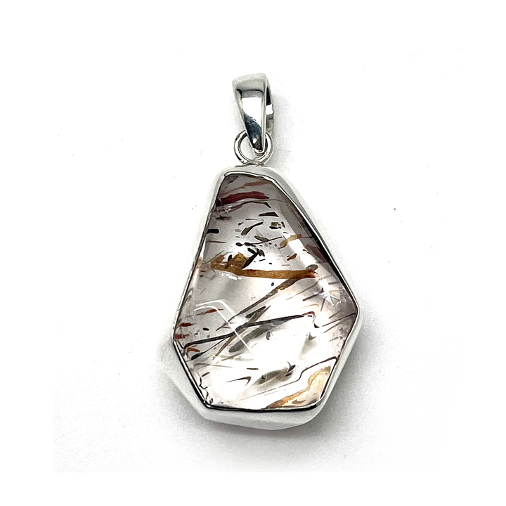 Pendant Black Gold Rutile 4.4 cm