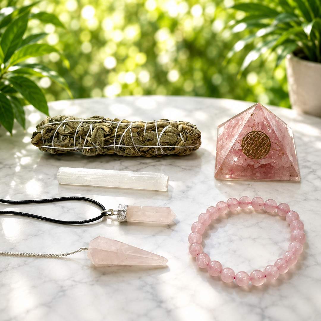 Kit Rose Quartz Love and Compassion Combo