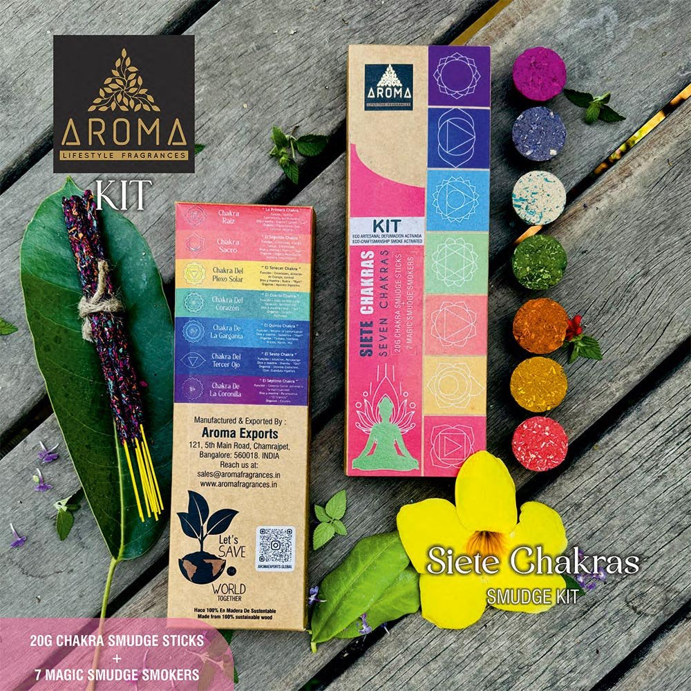 Smudge Seven Chakra Incense Kit