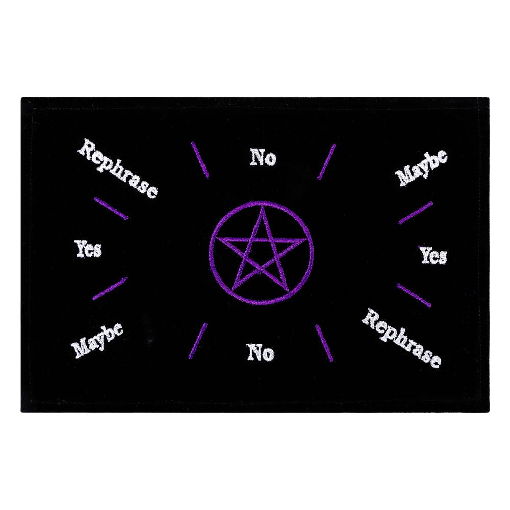 Pendulum Mat Pentagram Velvet 30cm