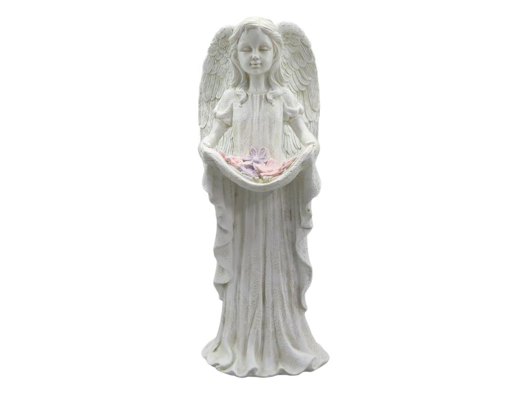 Angel Holding Garden Flower 33 cm