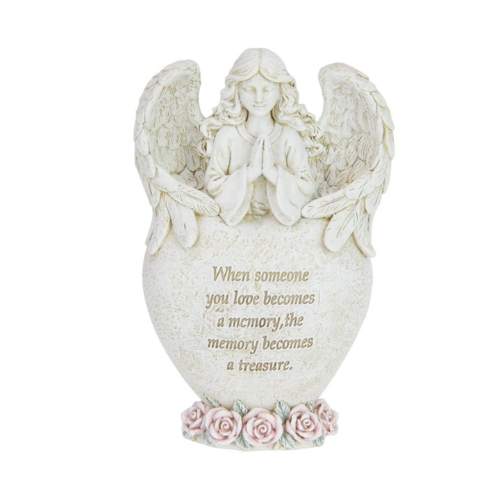 Angel Inspirational Heart 19 cm