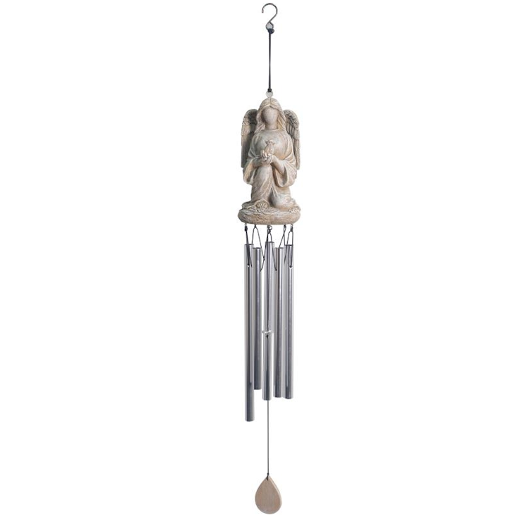 Windchime Memorial Kneeling Angel 65 cm