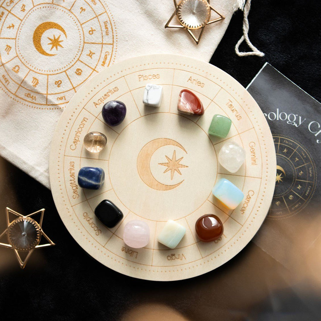 Grid Board Astrology with Crystals
