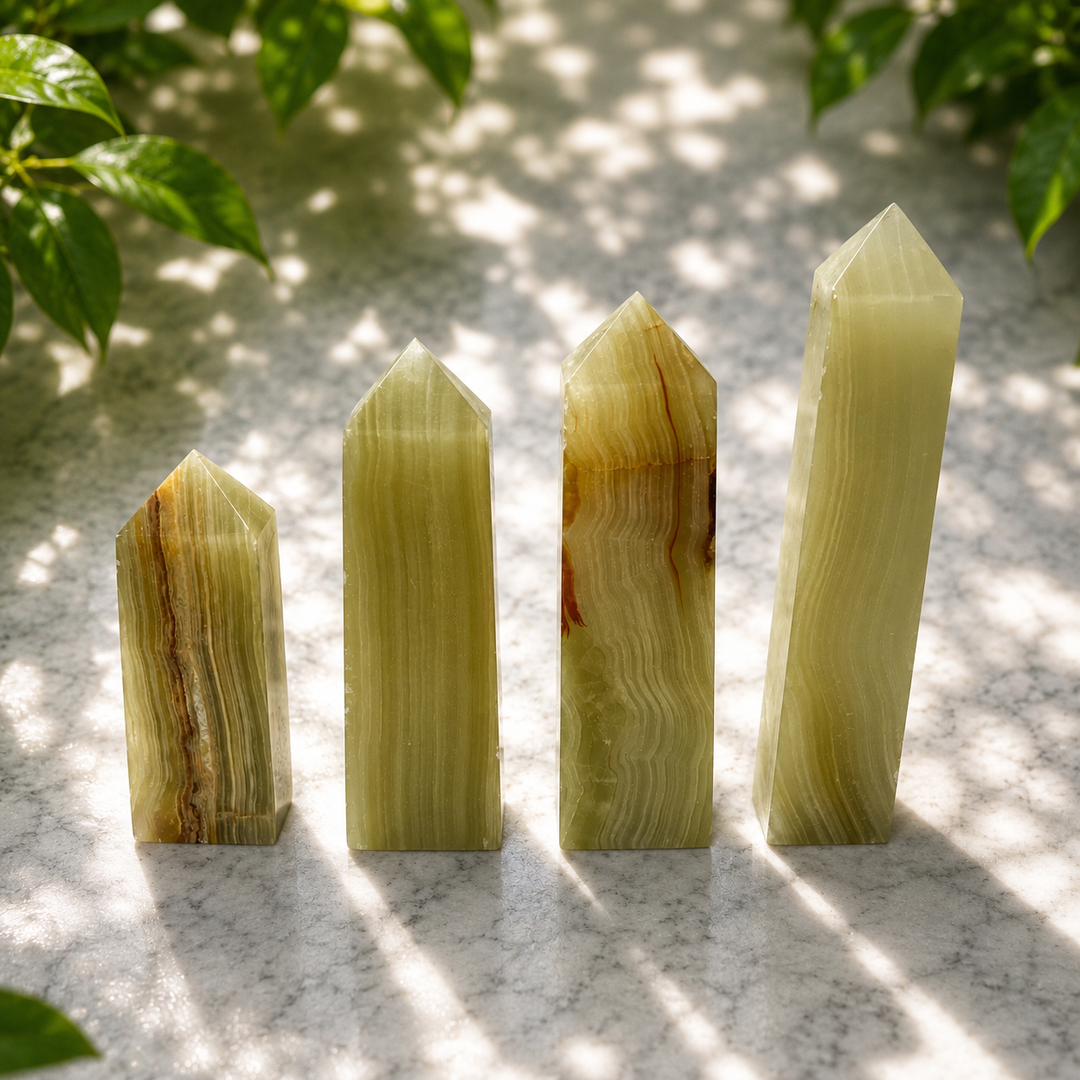 Point Afghan Agate Assorted Sizes