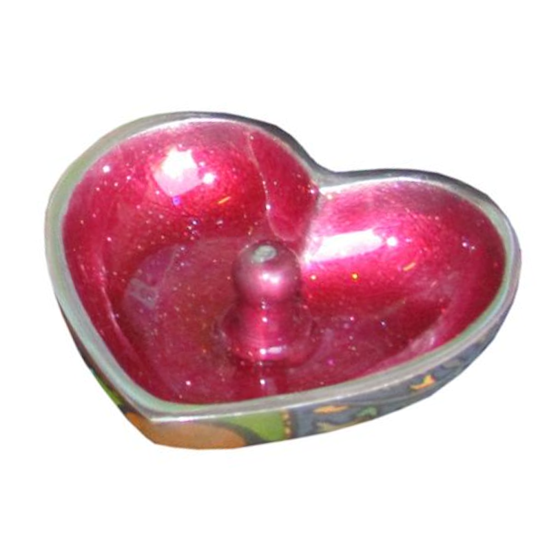 Incense Holder Heart Aluminium
