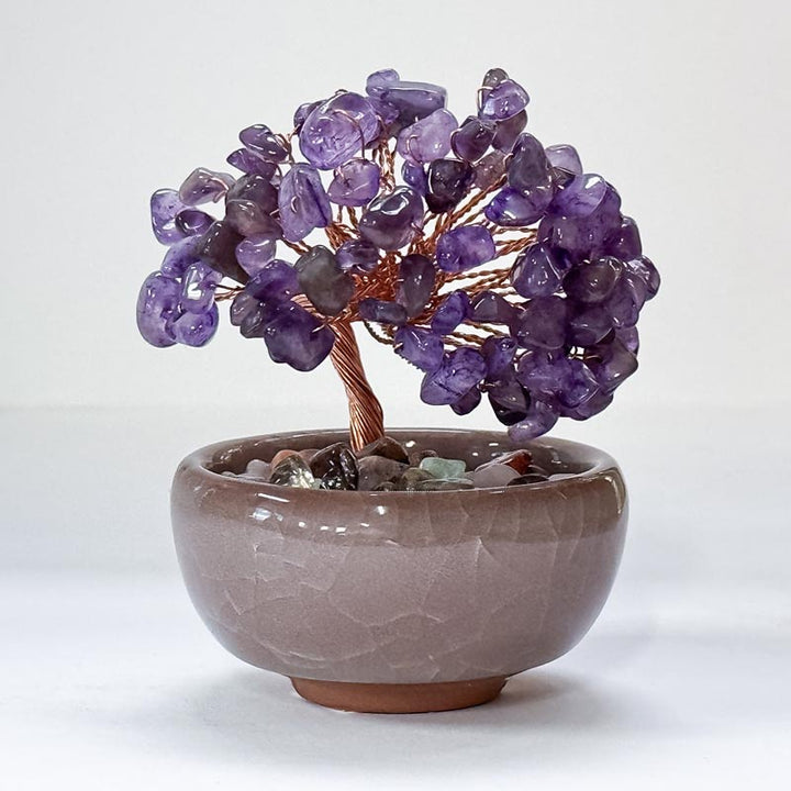 Bonsai Tree Amethyst Chip 8.0 cm
