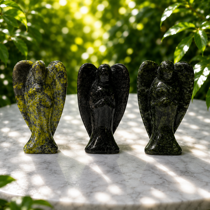 Angel Crystal Carving Standing