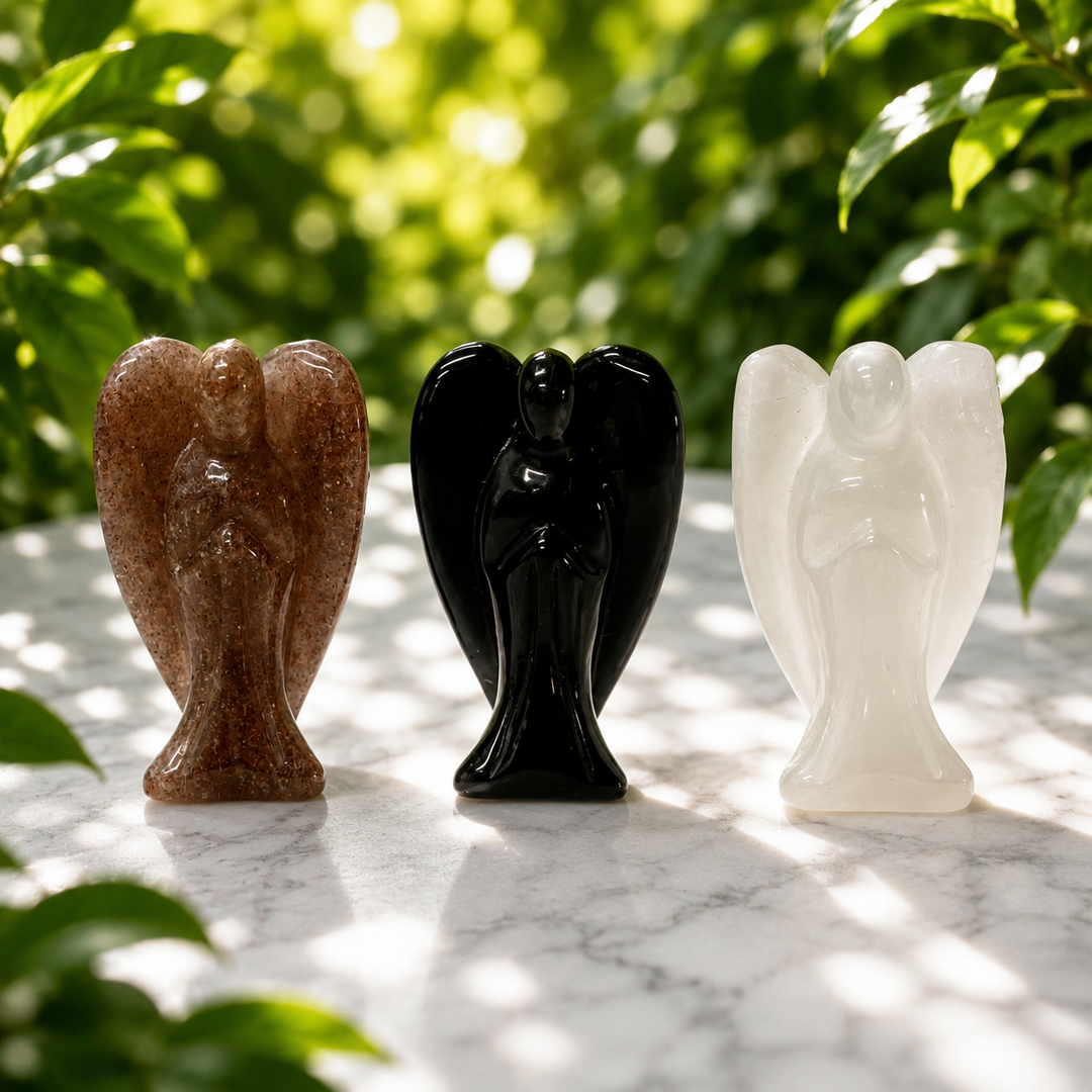 Angel Crystal Carving Standing