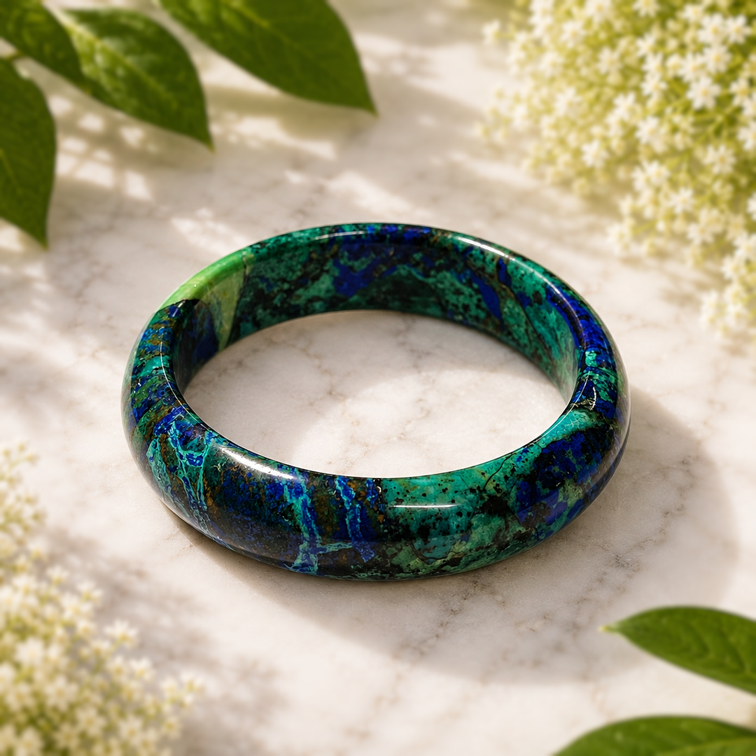 Bangle Azurite and Malachite - Instore Only