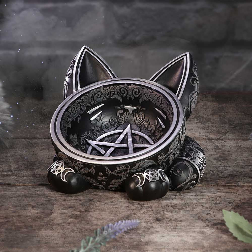 Trinket Bowl Black Cat Magic 16 cm