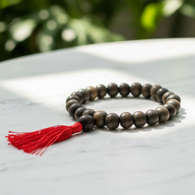 Bracelet Agarwood Mala Bead