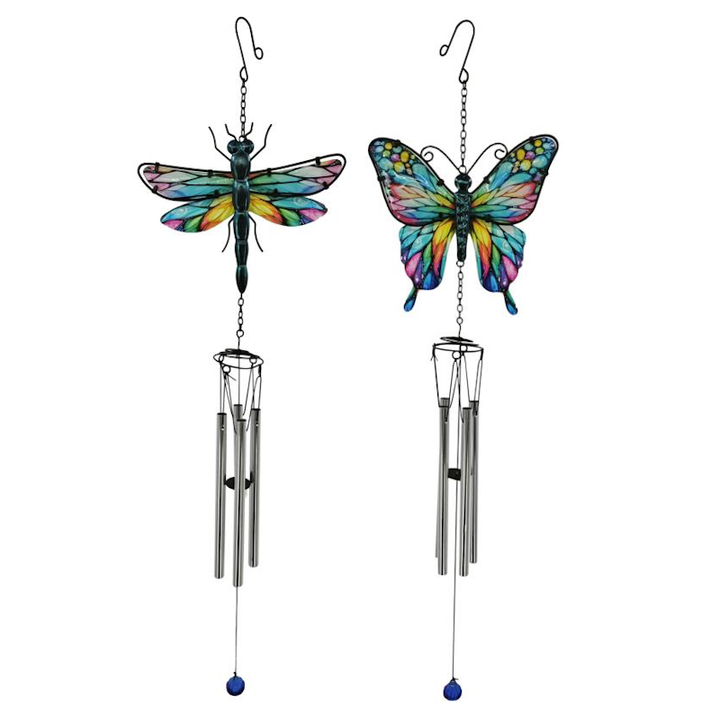 Windchime Dragonfly and Butterfly Mosaic 80 cm