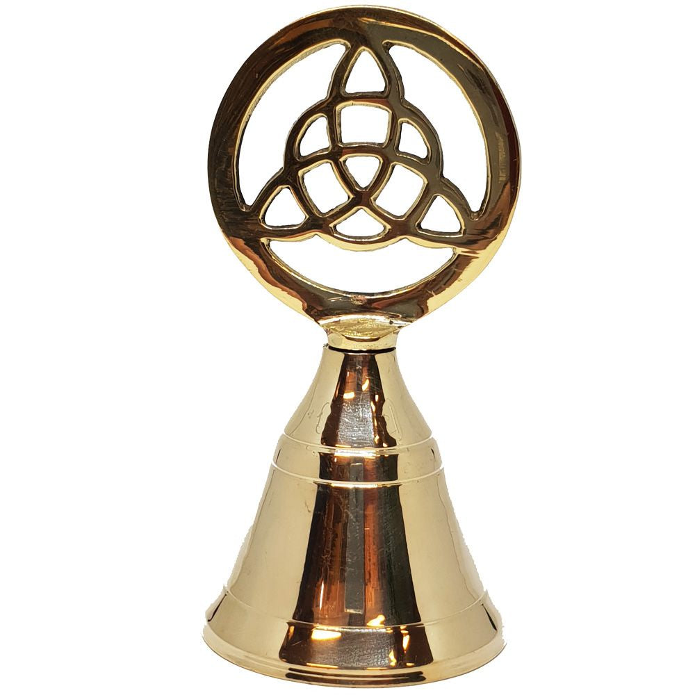 Altar Bell Triquetra Brass 9 cm
