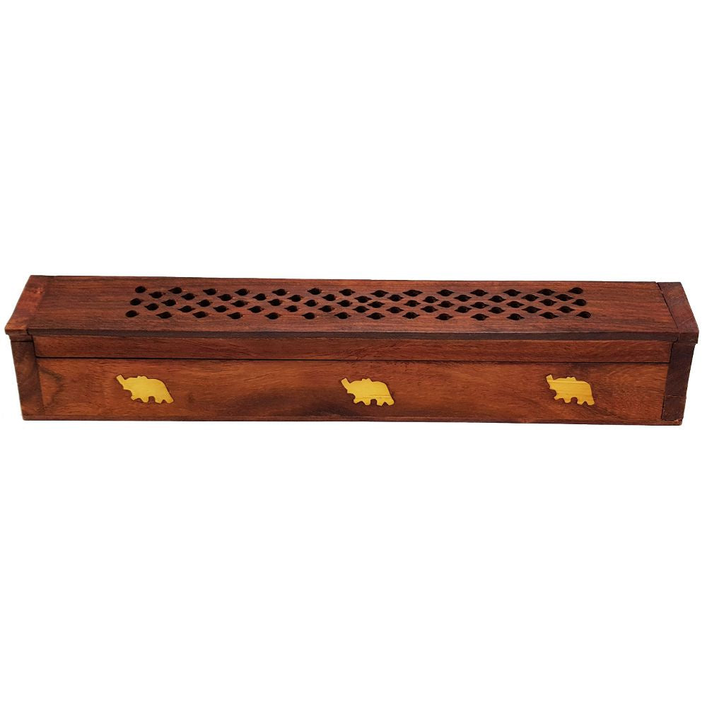 Incense Box Elephant Inlay