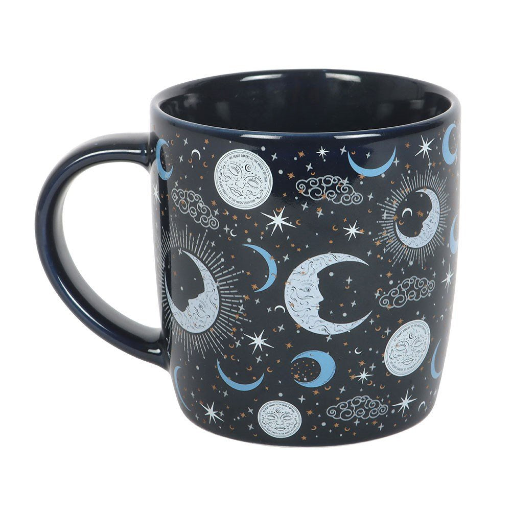 Mug Blue Moon Ceramic Rounded