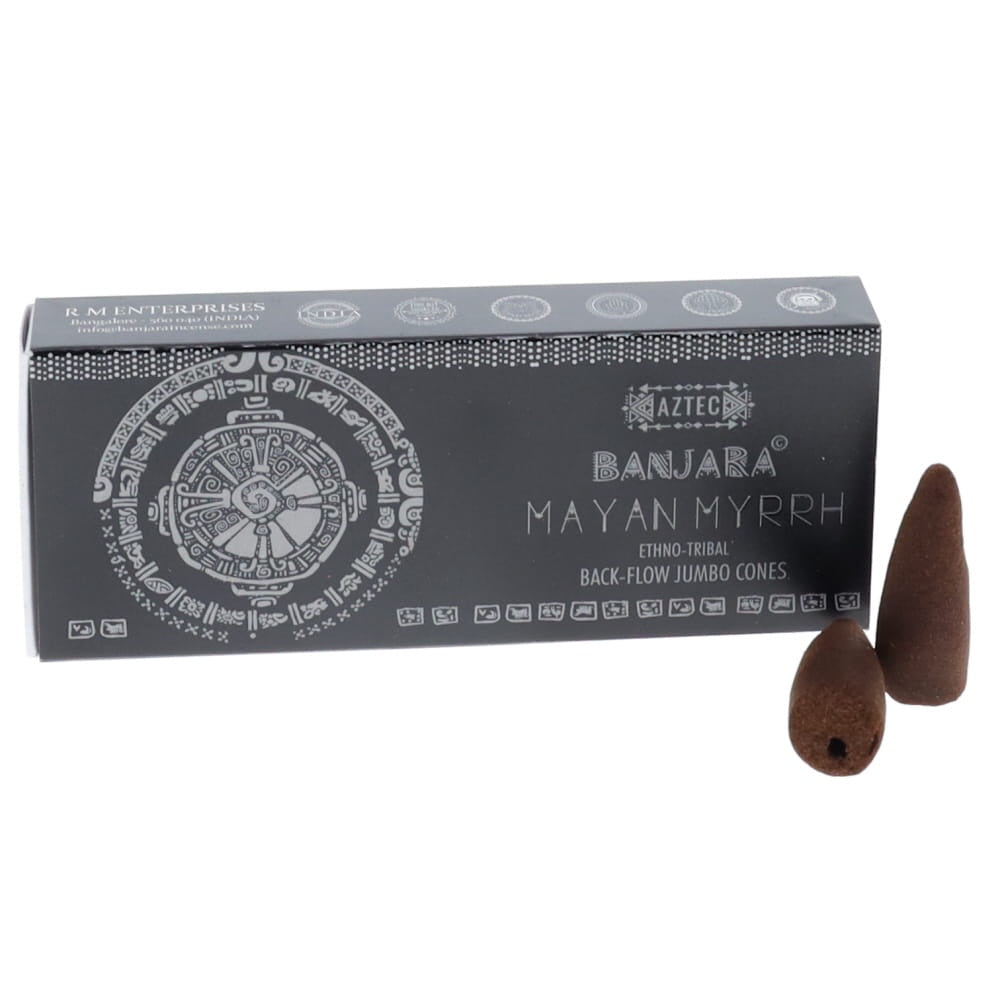 Banjara Mayan  Myrrh Backflow Cones