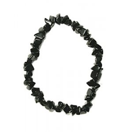 Bracelet Black Obsidian Chips