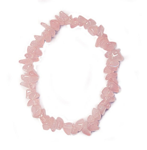 Bracelet Rose Quartz Chips