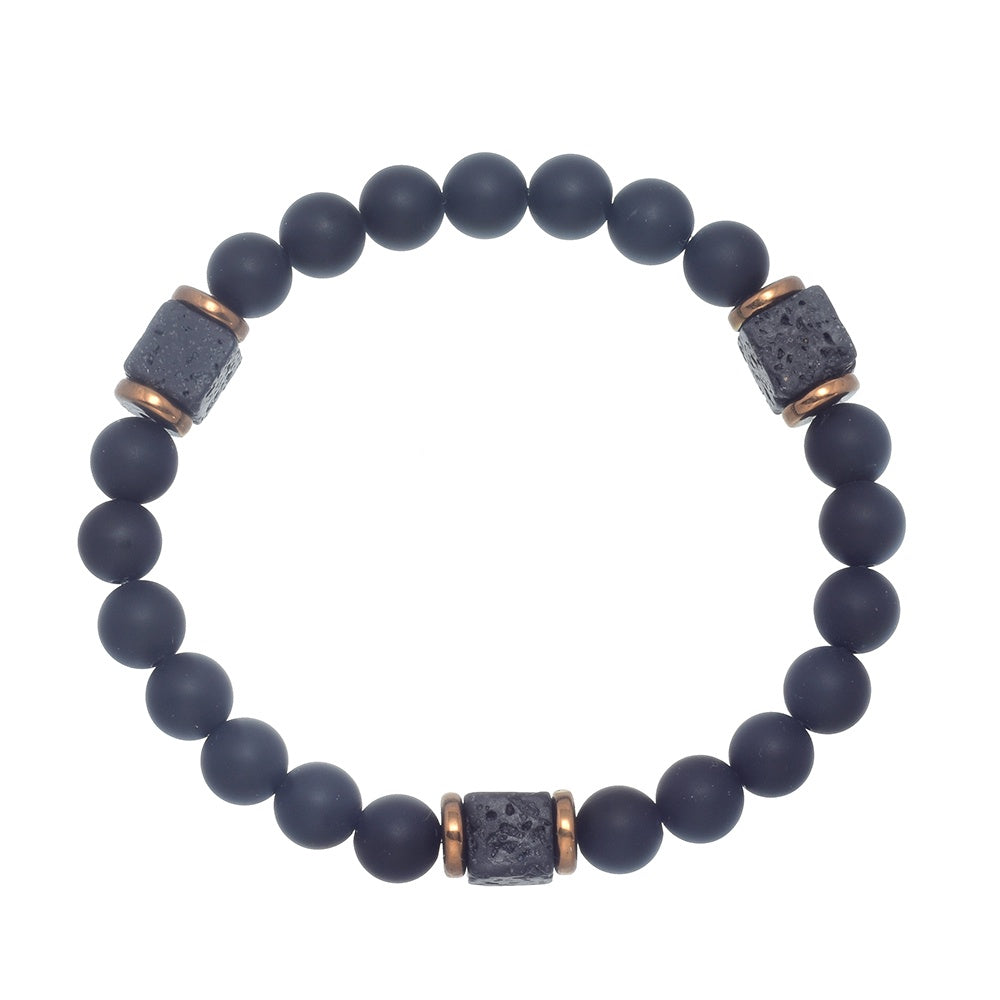 Bracelet Lava Bead Matte