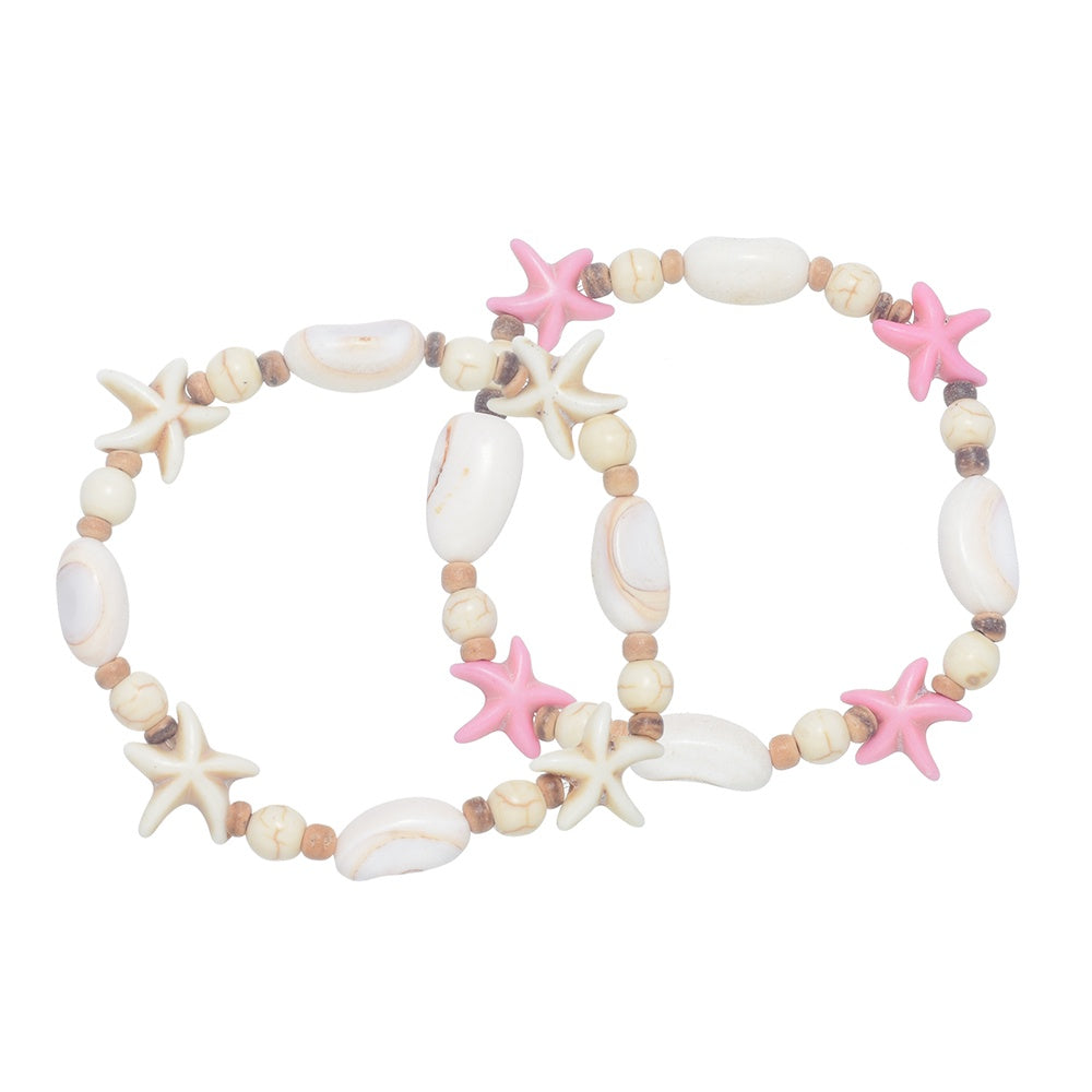Bracelet Natural with Sea Charms