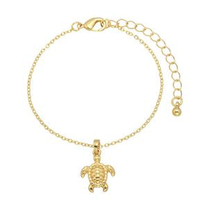 Bracelet Turtle Charm Gold Plated | Carpe Diem With Remi