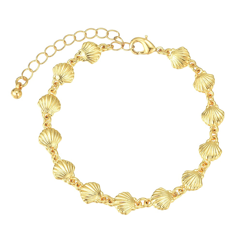 Bracelet Seashell Dainty Gold