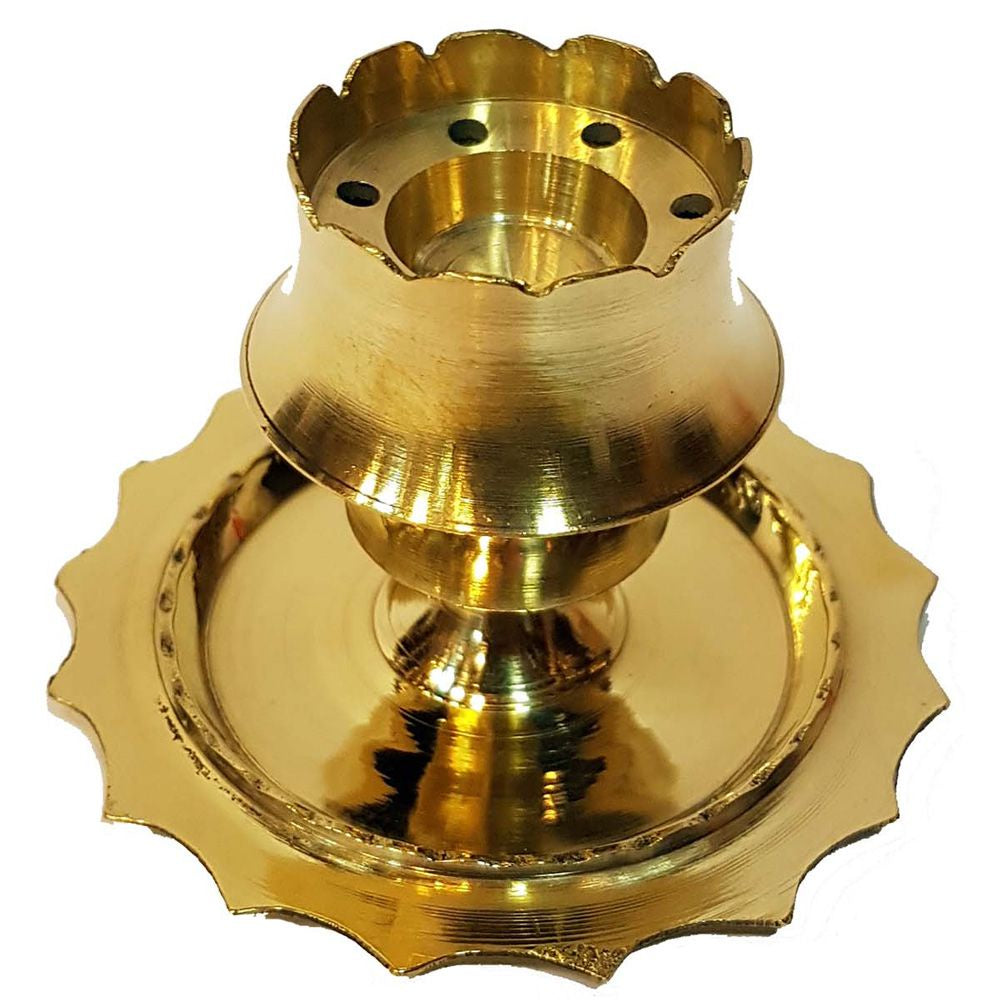 Incense Burner Brass 7x5 cm
