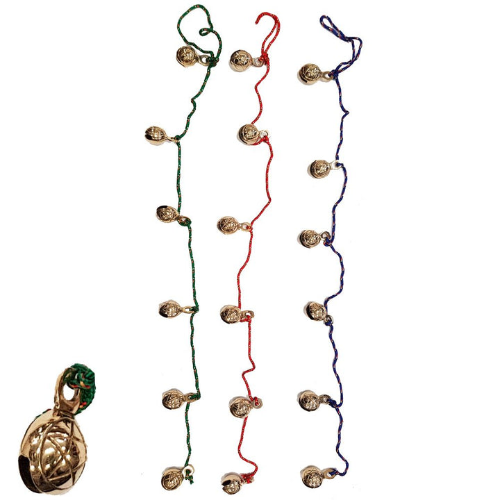 String Bells Pentacle Brass 90 cm