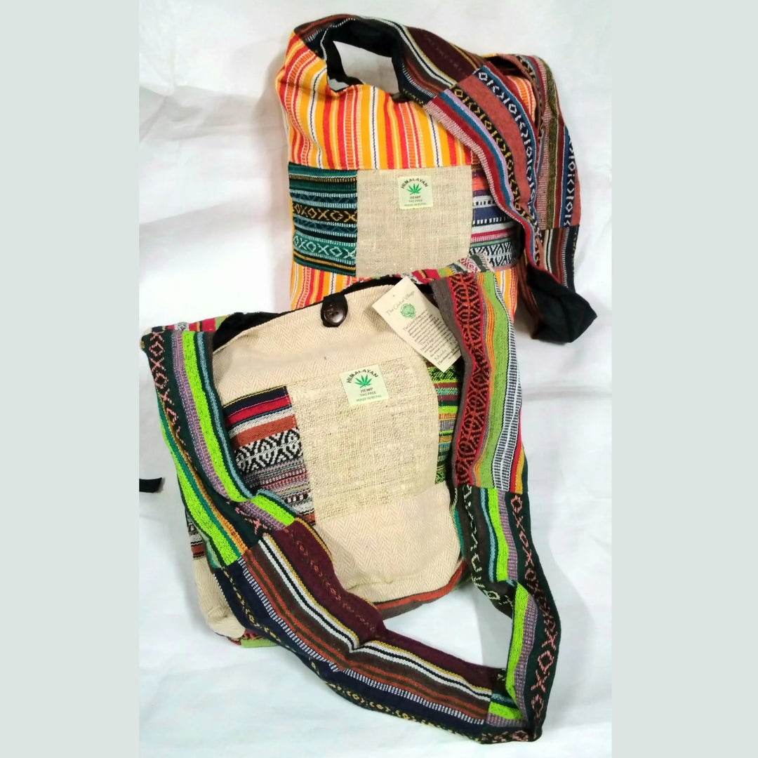 Shoulder Bag Multi Hemp and Cotton