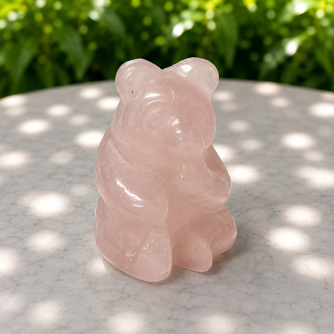 Panda Bear Crystal Carving