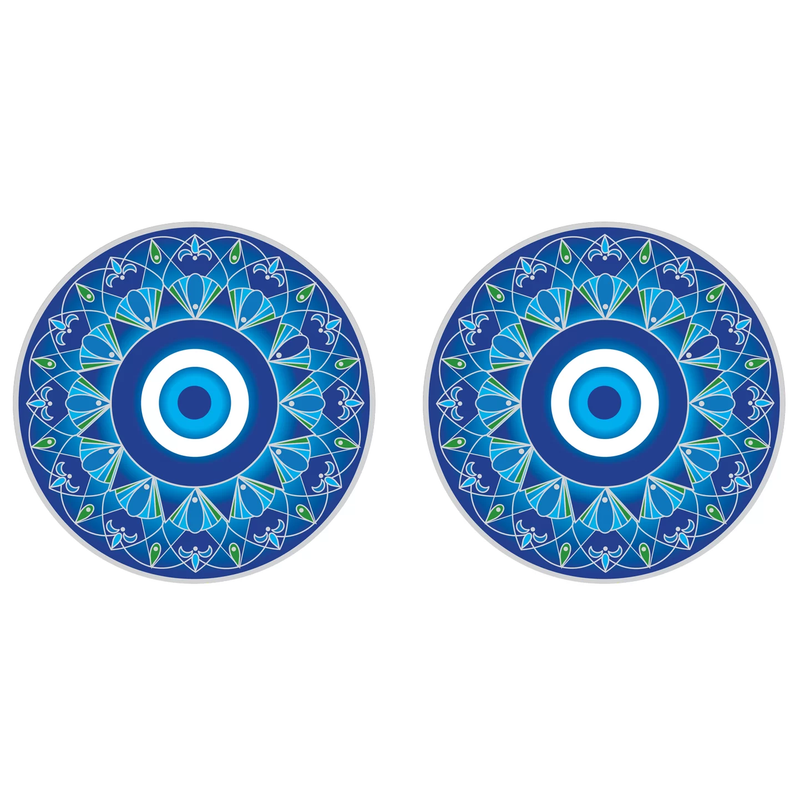 Sunlight Sticker Decal Blue Eye Mandala