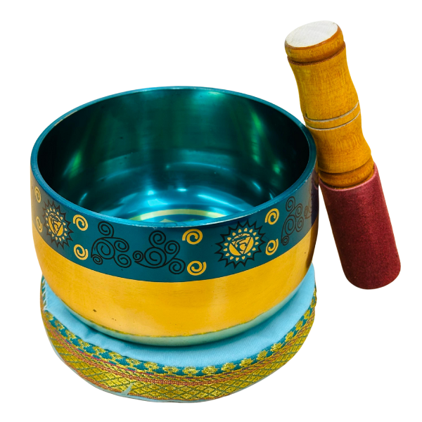 Singing Bowl Throat Blue 12 cm Brass | Carpe Diem with Remi